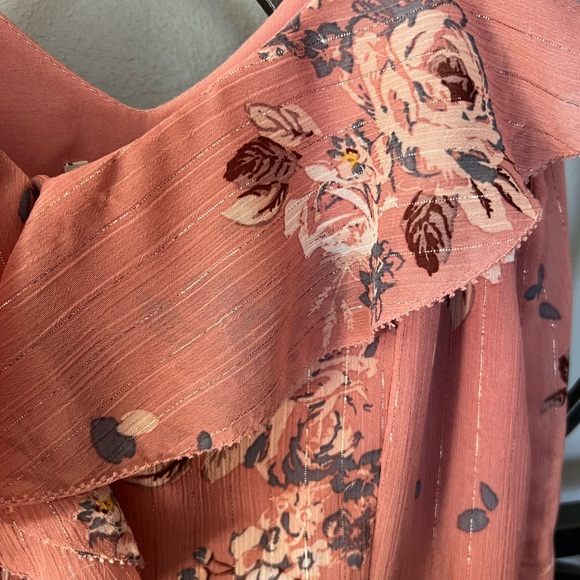 GF Collection for Anthropologie pink floral mini dress, size 2. - Picture 9 of 9